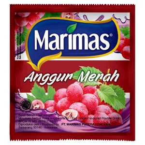 

Marimas Minuman Serbuk Instan Rasa Anggur Merah Kemasan Sachet 7gr ( 1 Renceng = 10 Sachet )