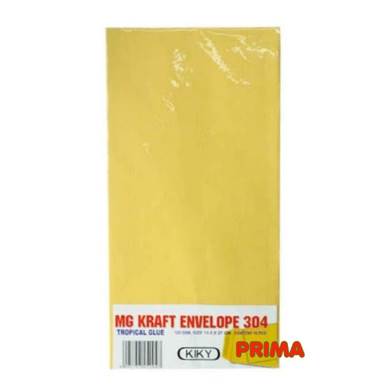 

AMPLOP SAMSON COKLAT 304 KIKY DENGAN LEM ISI 10 LEMBAR (13,5x27cm)