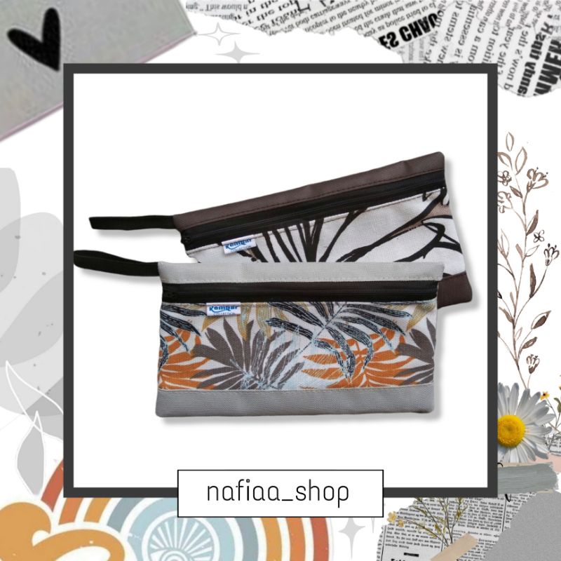 

[KC 07] tempat pensil motif kanvas tipis tempat pensil aesthetic tempat pensil anak