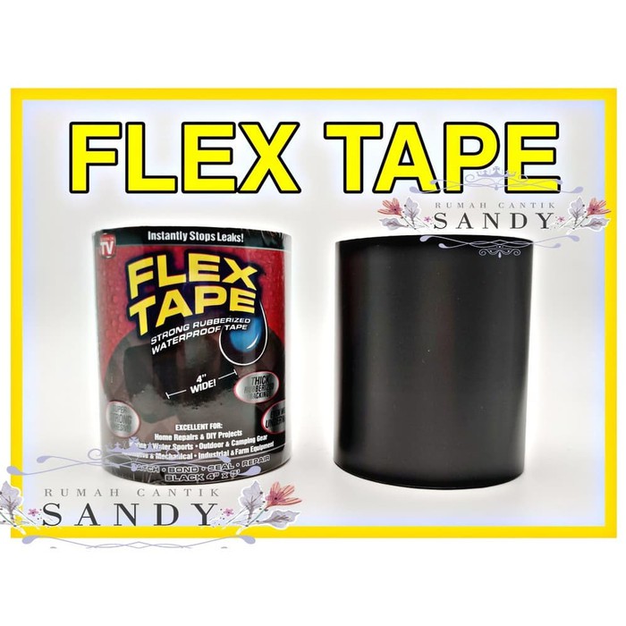 

Flex Tape ~ Isolasi Ajaib Super Kuat Rubberized Water Proof Tahan AIR