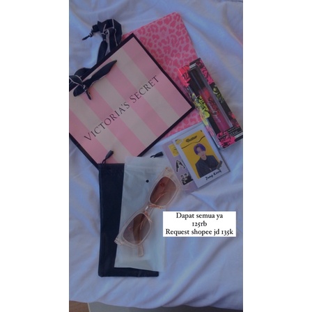 Victoria secret roller ball original/ free post card BTS/ free kacamata