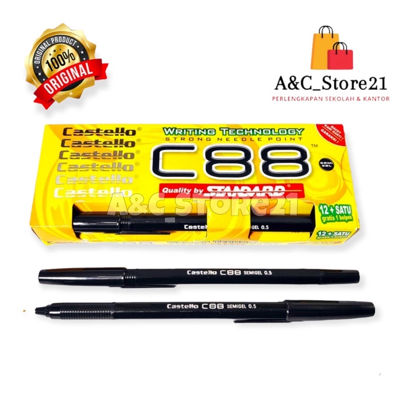 

PULPEN STANDAR C88 CASTELLO || PULPEN 1 PACK