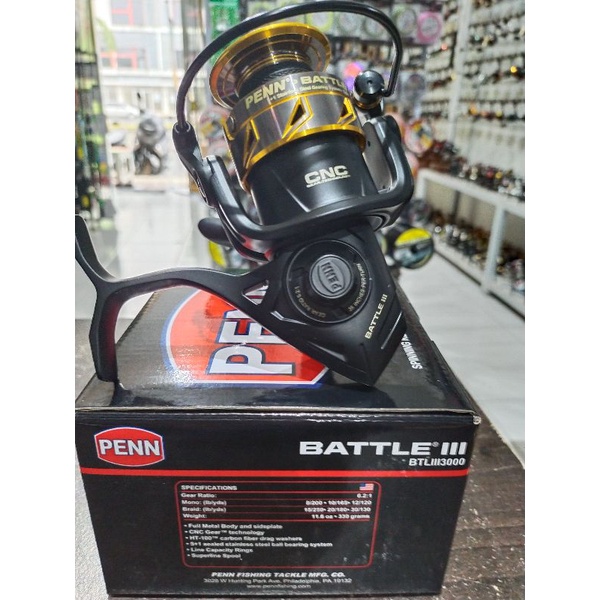 Reel penn battle III 3000 power handle