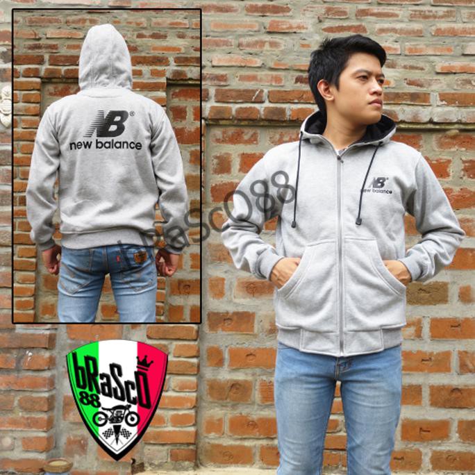 Jaket Hoodie Sweater Halfzipper Nb New Balance Grade Ori Jersey Futsal