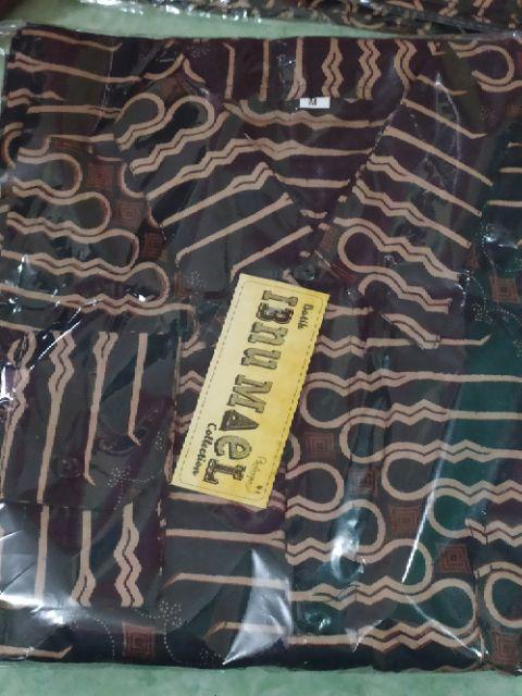 Atasan Pria Lengan Panjang Songket Modern Slimfit Kerja Formal Cowok Grosir 9899