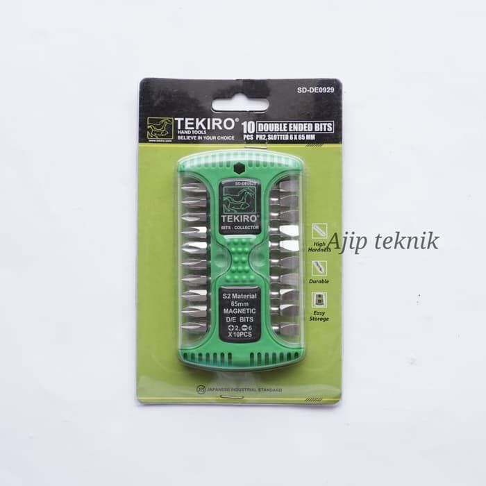 Mata Obeng Angin Set 10 pcs Tekiro PH2 6x65