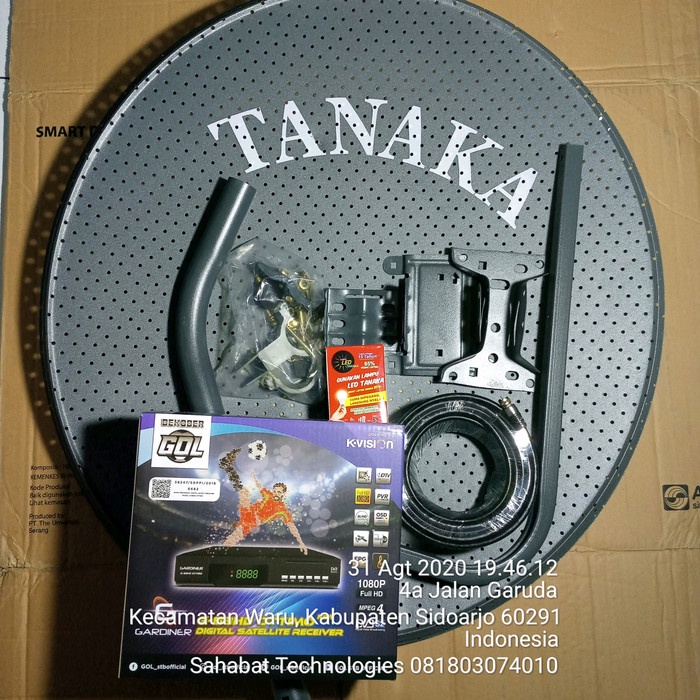 TERMURAH K Vision Set Parabola Dish Tanaka Lubang 60 cm