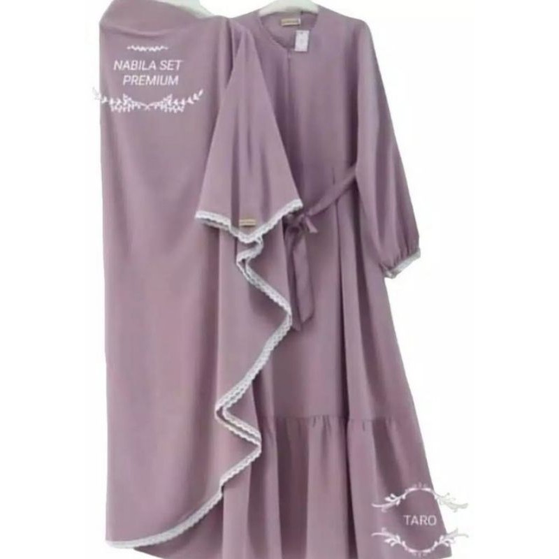 Nabila Syari Set | Gamis Syari | Dress Muslim