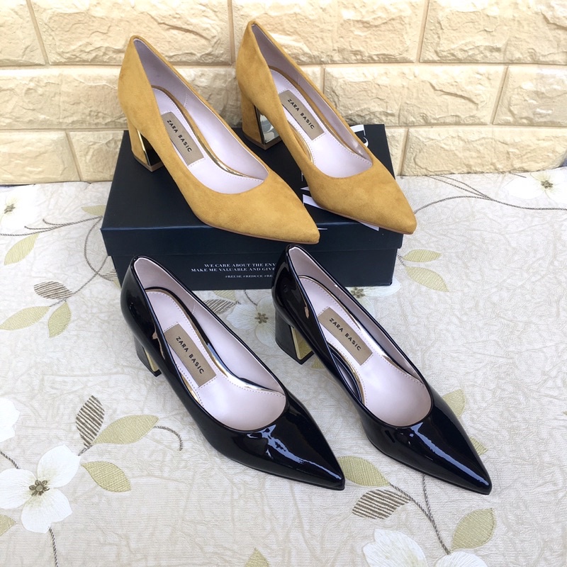 Sepatu ZR-141 Block Heel Pump