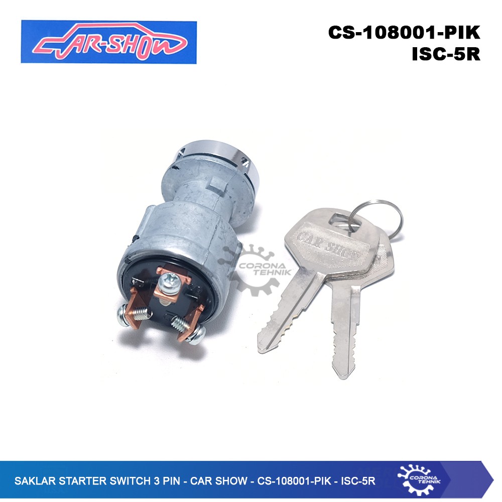 Ignition Starter Switch 3 Pin - Car Show - CS-108001-PIK - ISC-5R