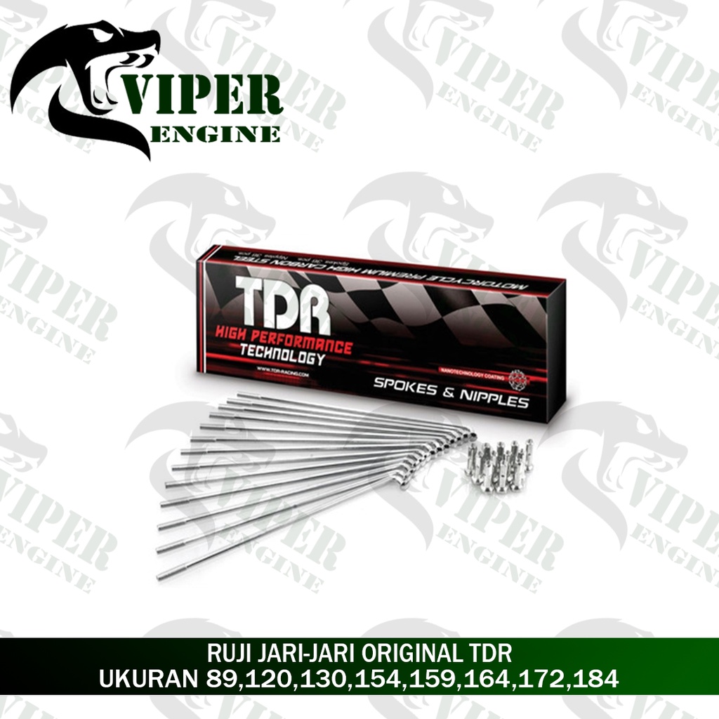 [ BISA COD ] RUJI JARI JARI VELG ORIGINAL TDR CHROME RING SEMUA UKURAN JERUJI MOTOR VELEG PELEK PLEK