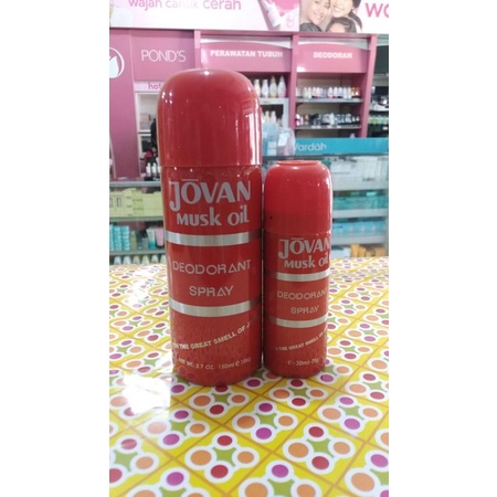 Jovan Musk Oil Deodorant Spray