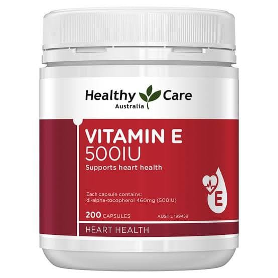 Healthy Care Vitamin E 500 IU 200 Capsules