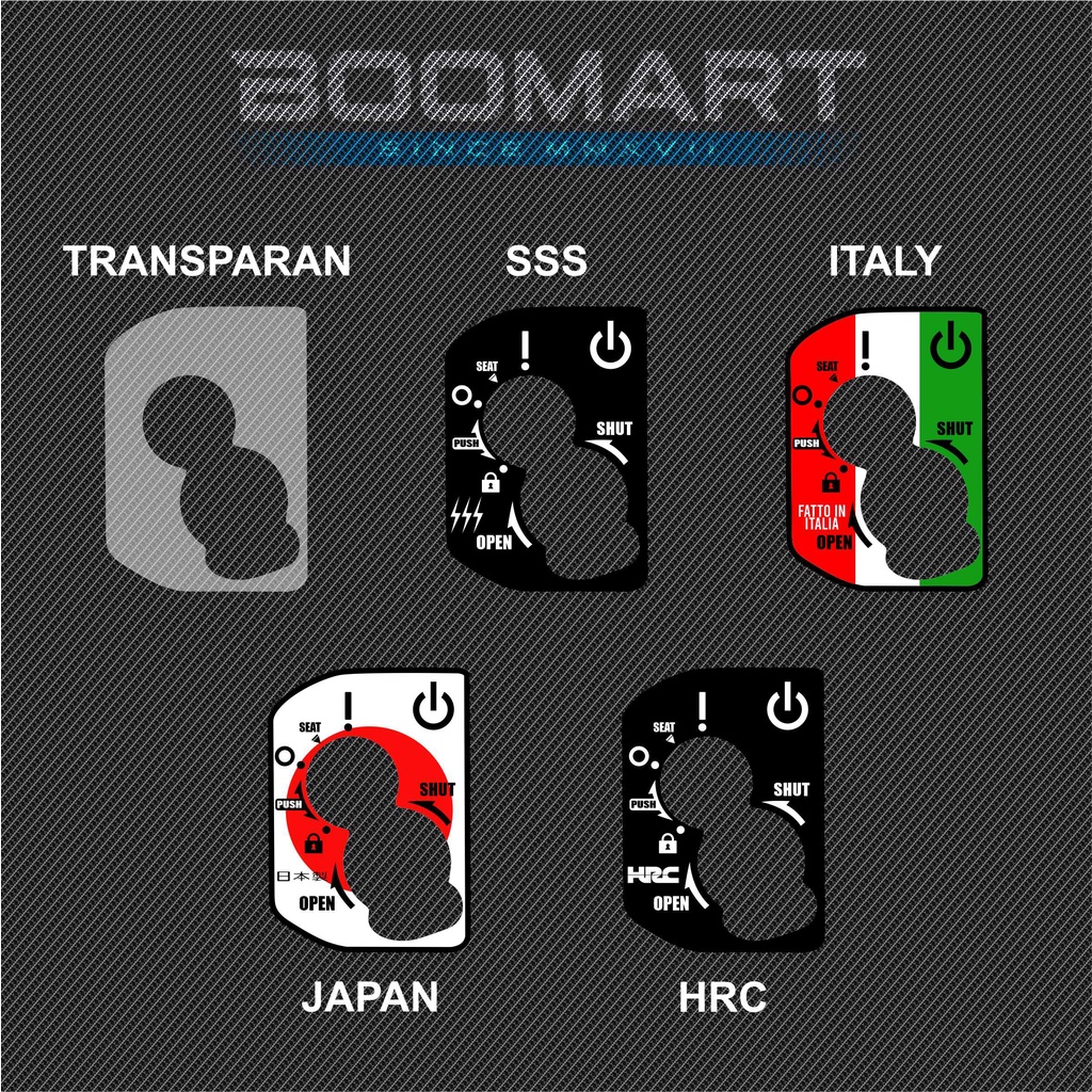 STICKER TIMBUL TUTUP KONTAK KUNCI SCOOPY