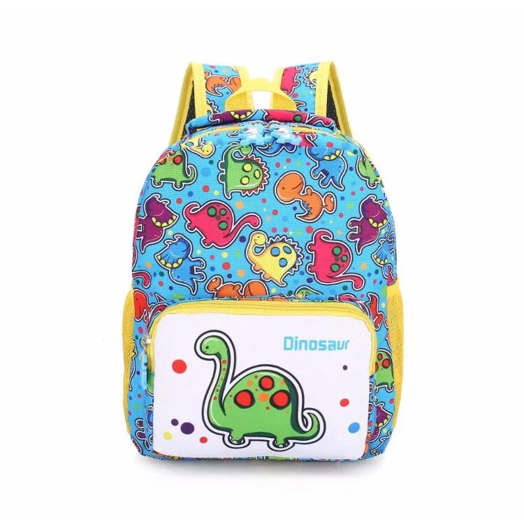 Tas backpack Anak Laki-laki / Perempuan Gambar Dinosaurus Import CB09