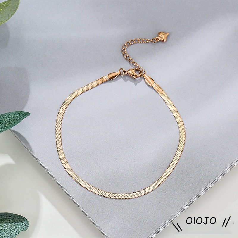 【COD】Fashion Gelang Kaki Sederhana Wanita Modis Aksesori Hypoallergenic Yang