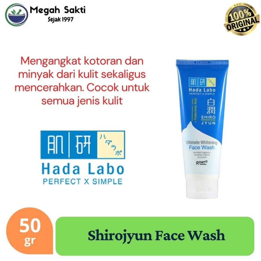 Hada Labo Ultimate Whitening Face Wash 50gr ( PCS )