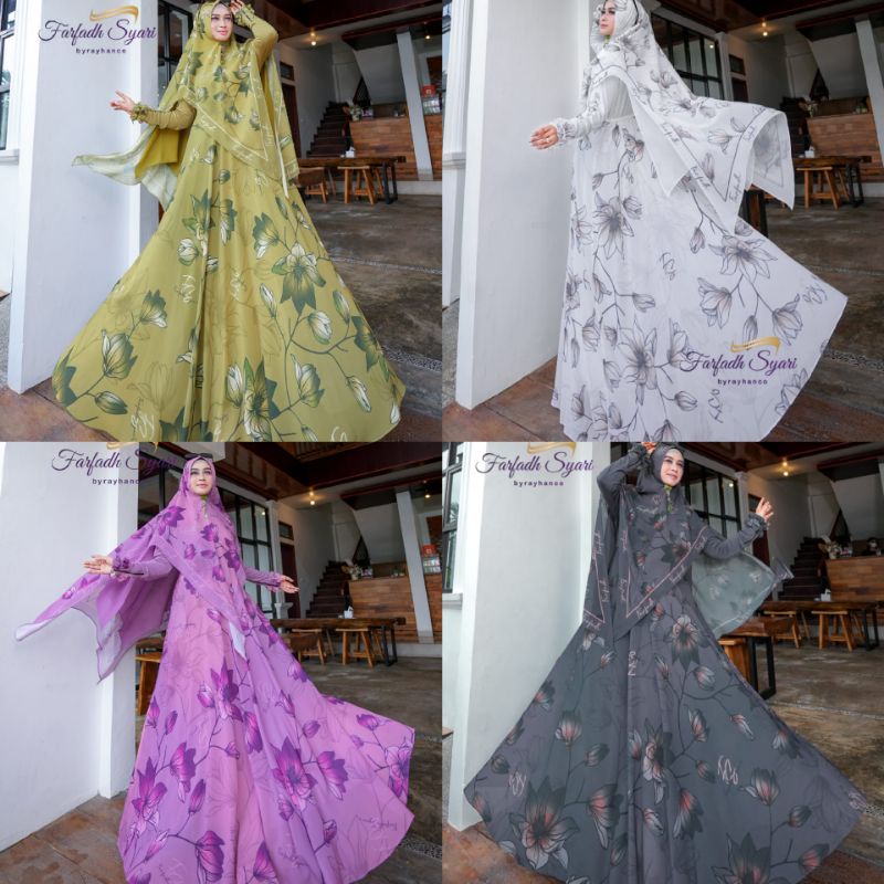 Clemira series syari set original brand by Farfadh syari by rayhanco