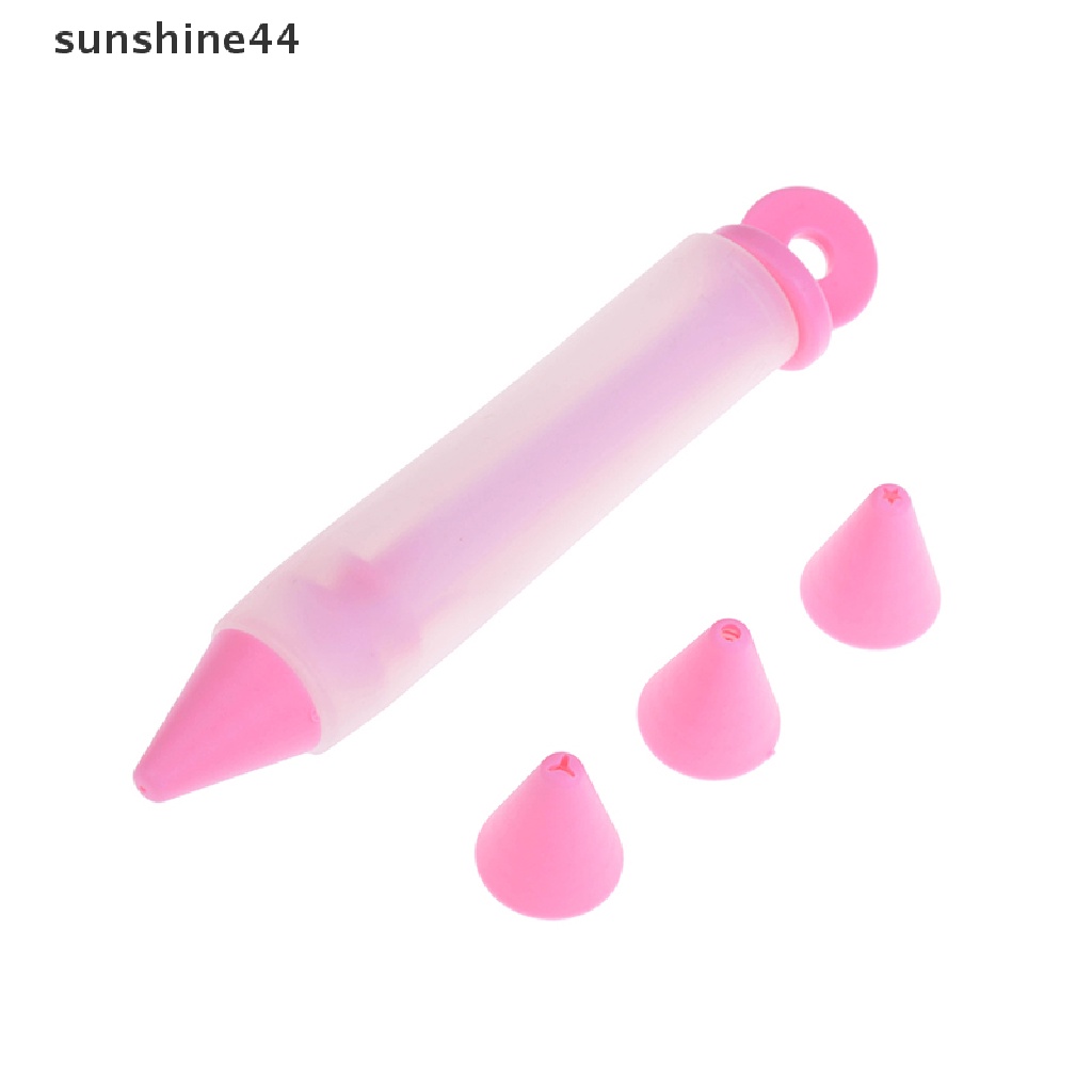 Sunshine Pen Icing Piping Bahan Silikon Untuk Dekorasi Kue / Coklat  .