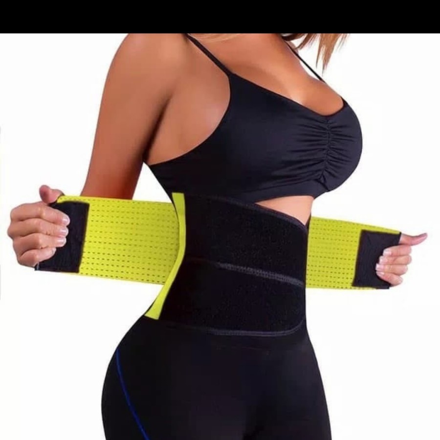 Korset Hot Shaper Belt Power Kuning - Sabuk Pembakar Lemak