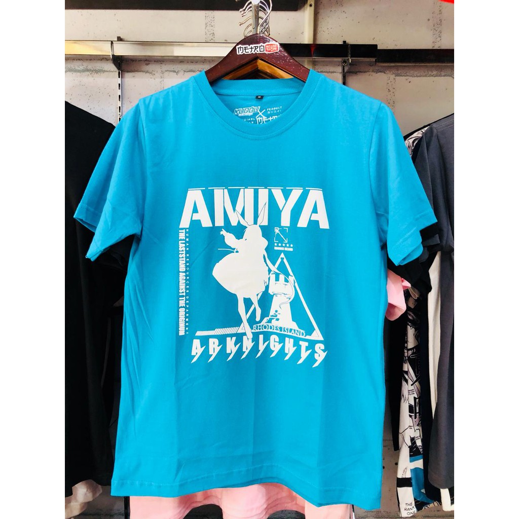 Tshirt Kaos Dalaman Amiya Cosplay Blue Ready stock