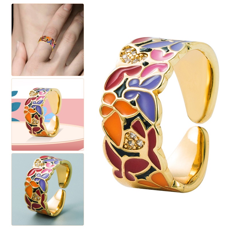 Cincin Wanita Lapis Silver 925 Bentuk Bulu Hias Zircon Handmade Untuk Pesta