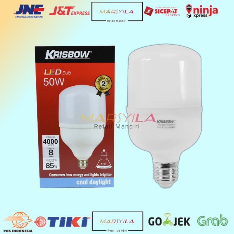 Lampu Bohlam Led 50 Watt Krisbow Led Bulb Lampu Rumah Krisbow Shopee Indonesia