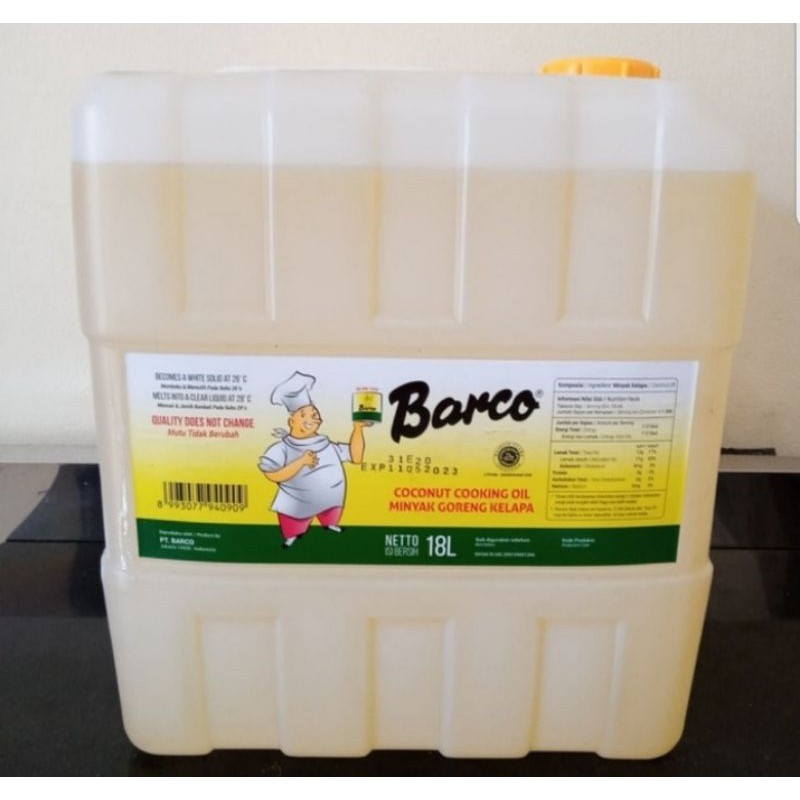 

Minyak Goreng Barco 18 liter