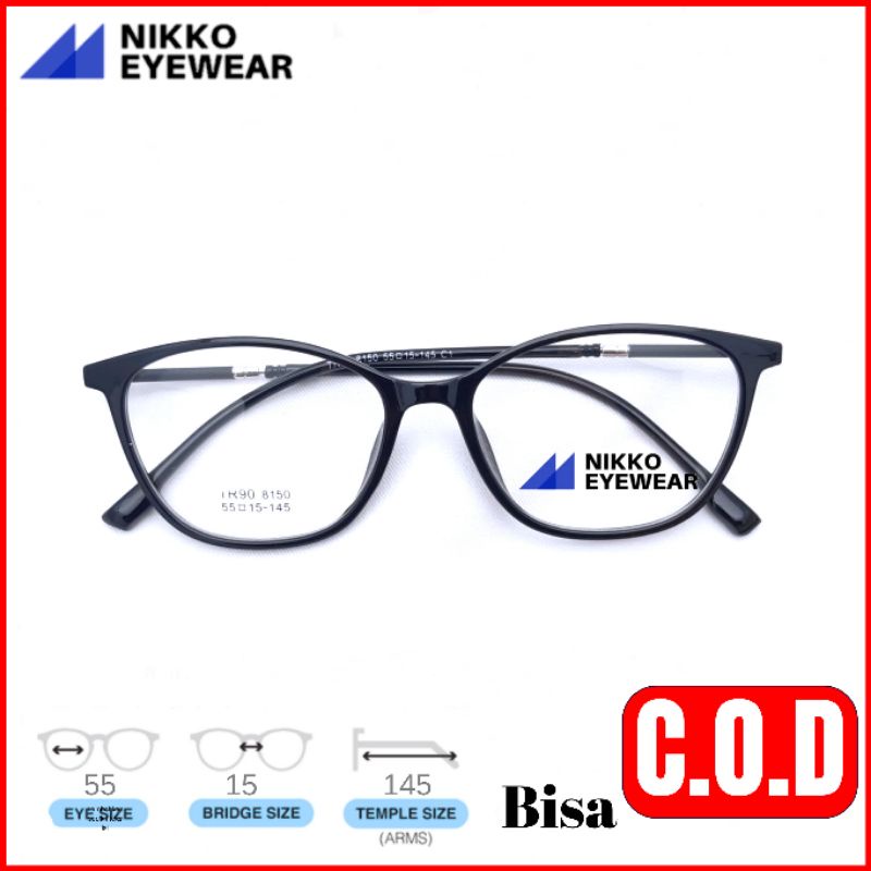 Paket Kacamata 8150, Gratis Lensa Antiradiasi Photocromic Blueray