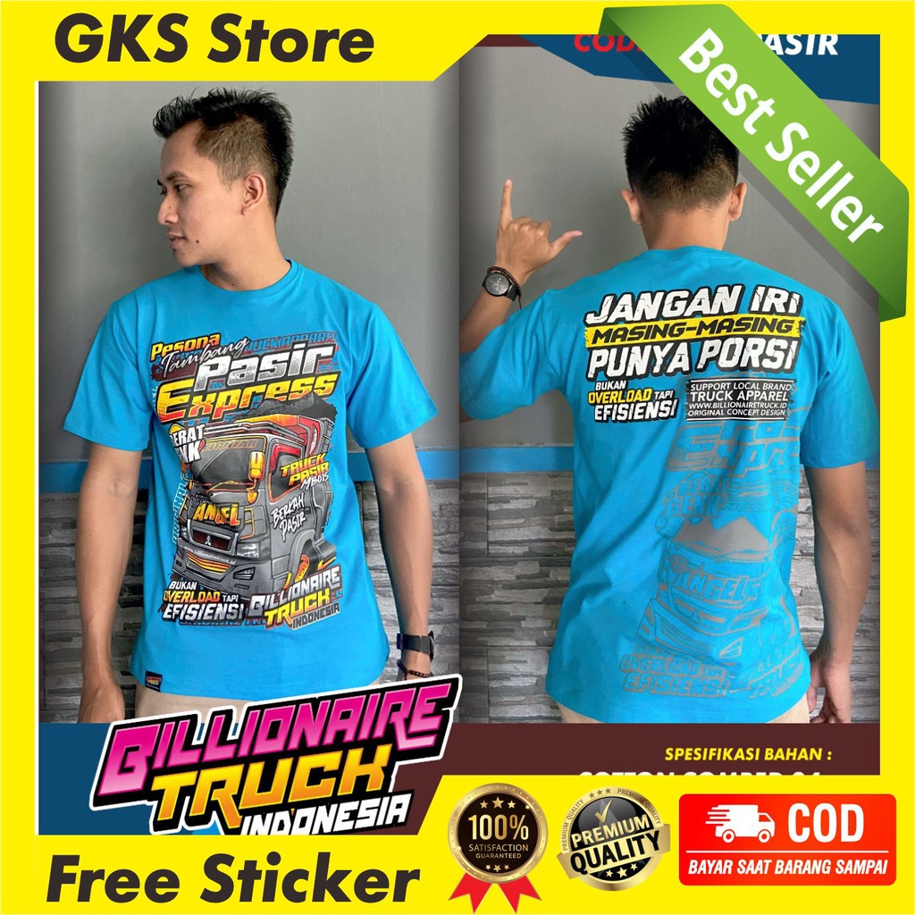Kaos Truck Pasir Baju Pesona Tambang Baju Truck Pasir Ori Billionaire Truck