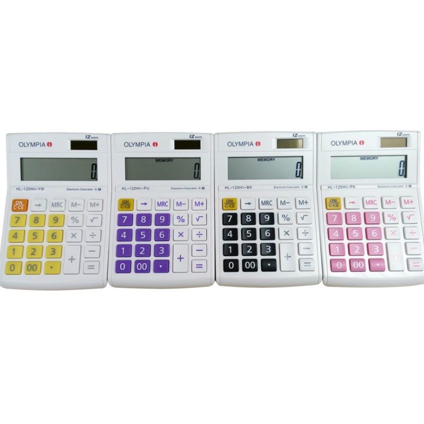 

Olympia calculator kalkulator HL 120HII black