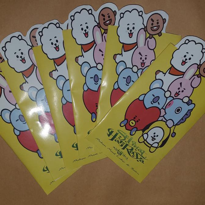 

AMPLOP LEBARAN IDUL FITRI BT21 BTS KPOP