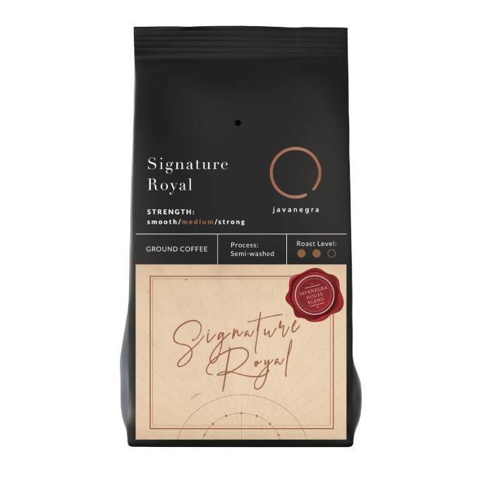 

Big Sale Javanegra House Blend "Signature Royal Grounds 200Gr Big Sale