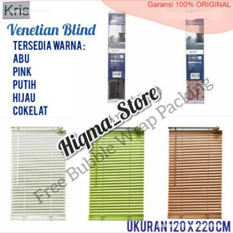 120x220cm Kris Tirai Gulung PVC / Kerey PVC / gorden / Tirai / Venetian Blinds