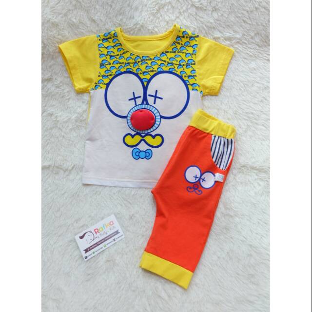 Setelan baju anak karakter