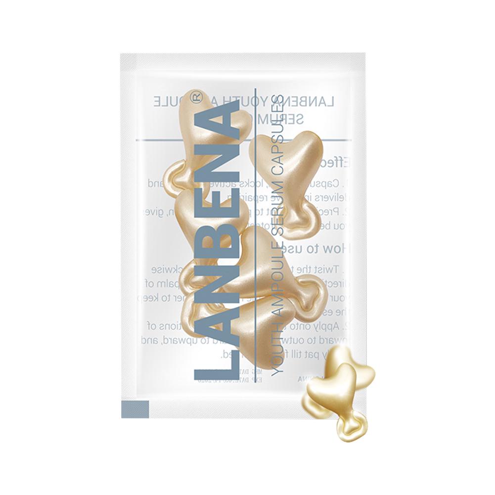 Lanbena 24k Gold Peptide Wrinkles Eye Ampoule Capsule Eye Serum - 