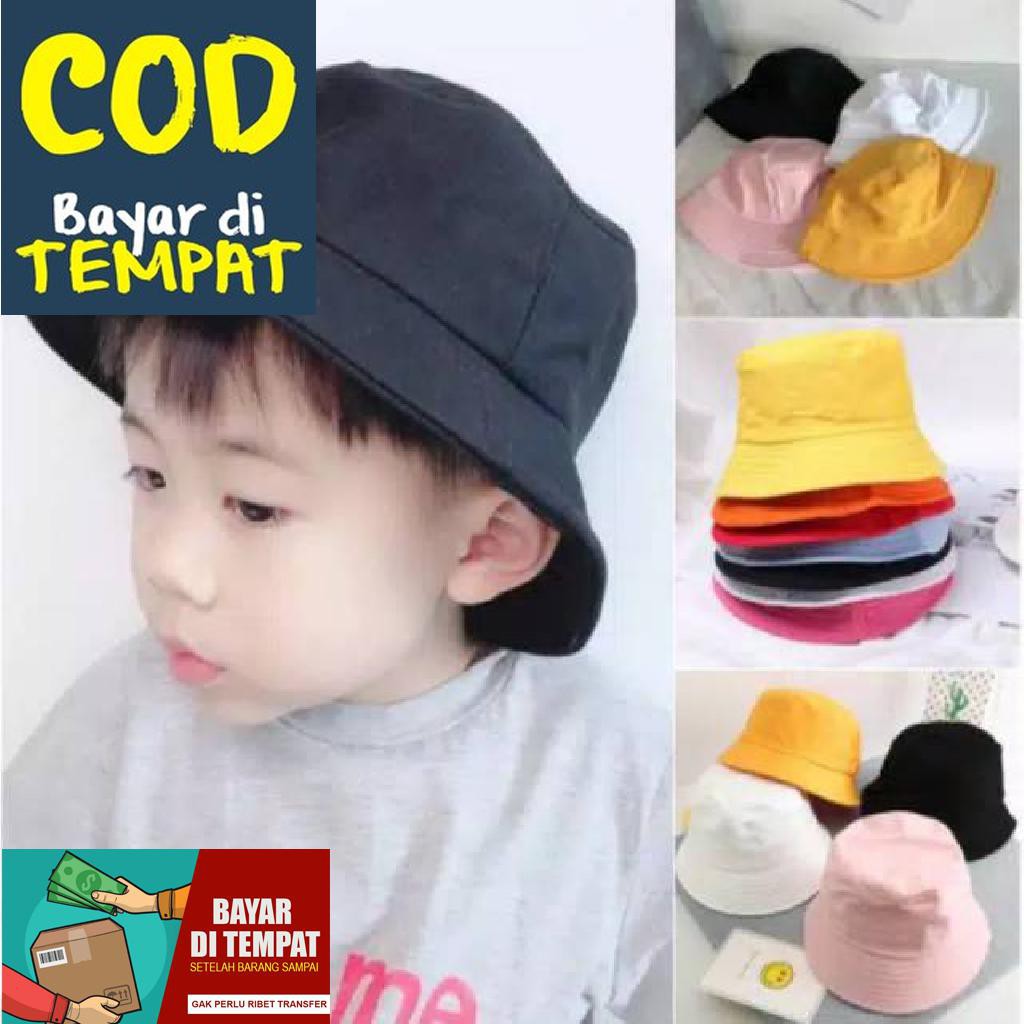BUCKET HAT KOREA   TOPI KOREA BUCKET  BUCKET HAT POLOS  TOPI BUCKET BO Sultan