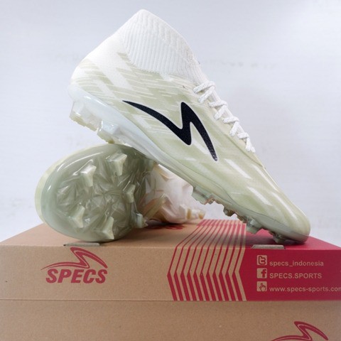 Sepatu Bola Specs Acc Lightspeed II Elite MX FG White Olive 101298 Original BNIB