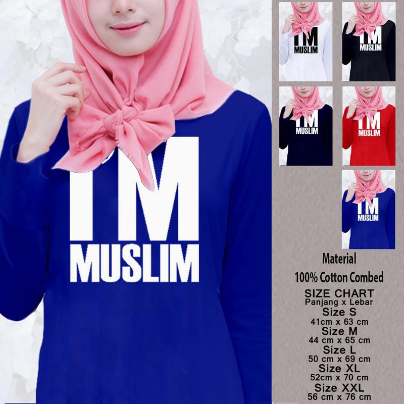 Kaos Muslim Wanita Panjang SN-WLMSMY363 IM MUSLIM Baju Dakwah