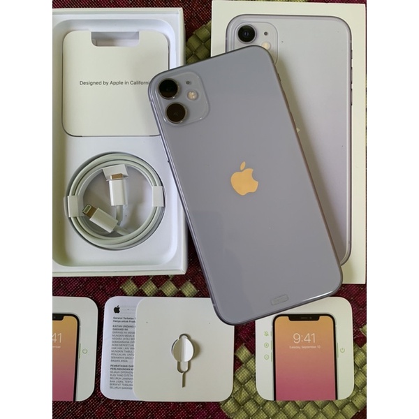 Iphone 11 64gb ibox BH 100% garansi aktif 2023 baru 1 bulan beli