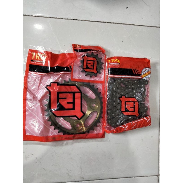 Gear Set Gir Paket Karisma 14T/35T 428-104L Sepuh