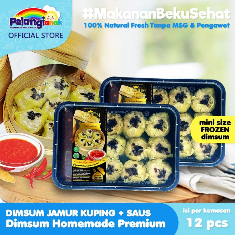 

Dimsum Ayam Jamur Tanpa MSG & Pengawet Buatan - Pelangi