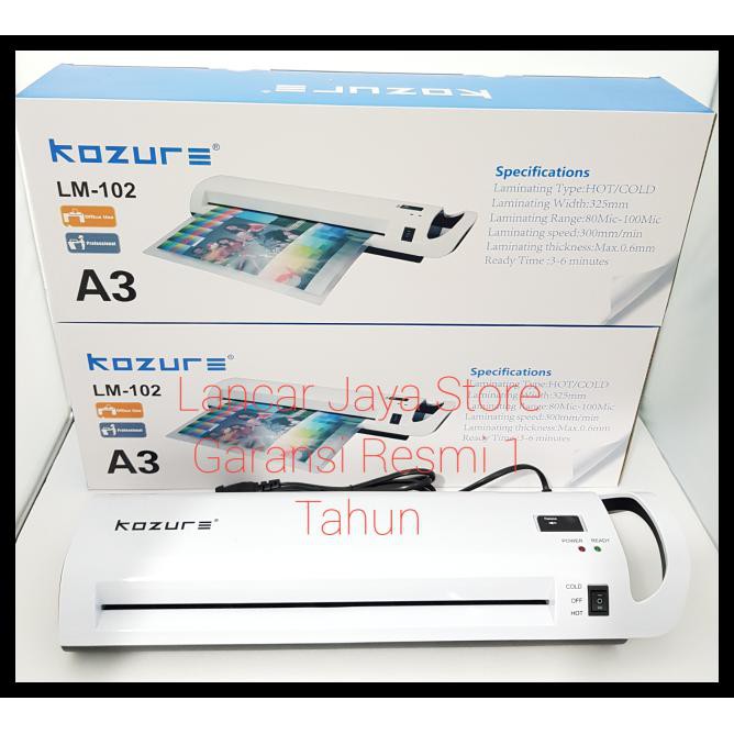 

Mesin Laminating Kozure LM 102 - A3 TERBAIK