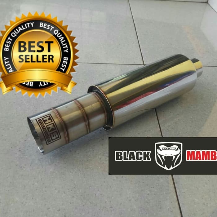 Knalpot Mobil HKS Turbo Muffler Las Argon Jazz Lancer Xenia Avanza Ayla