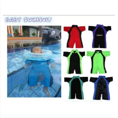 Baju Renang Diving Bayi Unisex Polos 1 - 2 Tahun - Pakaian Diving Bayi Cewek Cowo