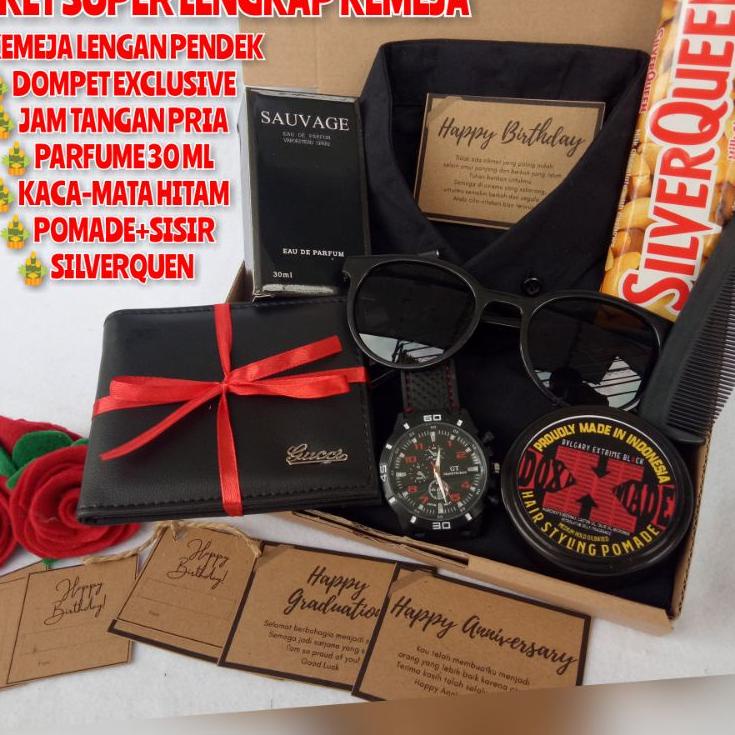 Best Rating KEMEJA HITAM/HOODIE/SWEATER/HAMPERS KADO COWO/KADO ULANG TAHUN/ANNIVERSARY/GIFT BOX ULTA