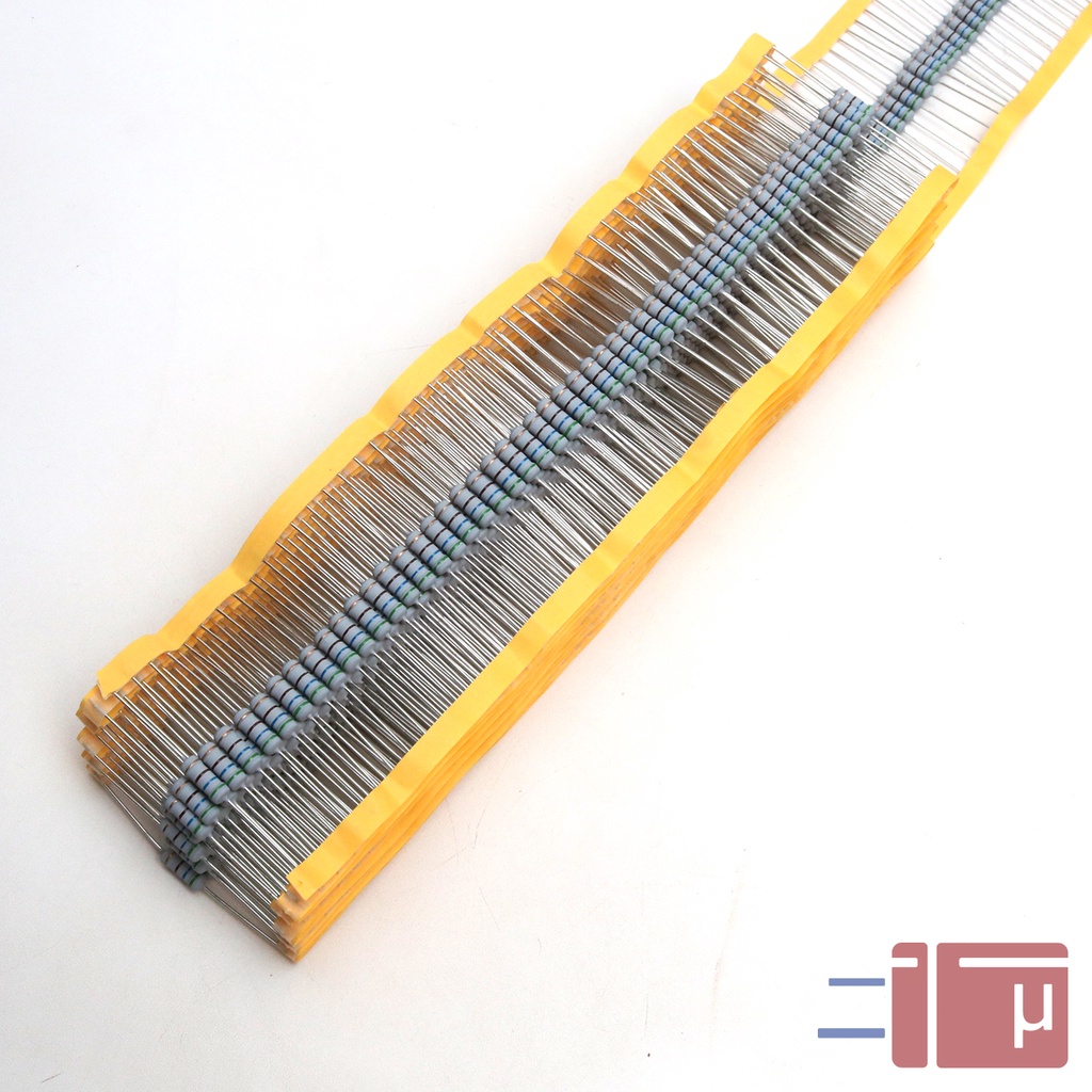 x10 Resistor 560R 560 Ohm 1W Metal Oxide 5% Taiwan Kaki Tembaga