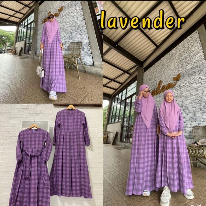 (GAMIS SAJA) NEW TARTAN SERIES DAILY DRESS SYARI BY AURORA HIJAB