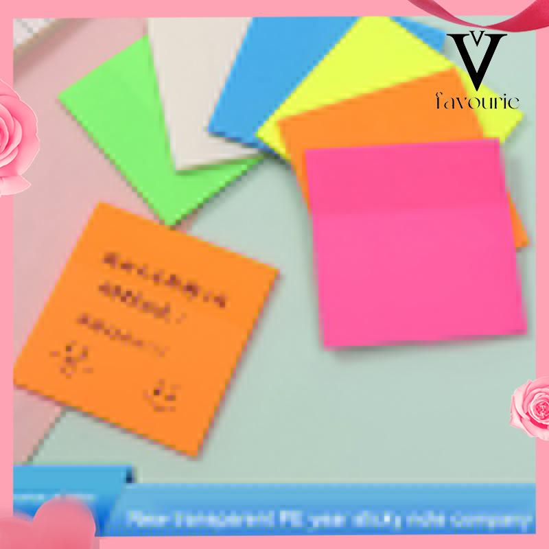 [COD]50PCS Stiker Transparan Fluorescent Tanpa Cover-FA