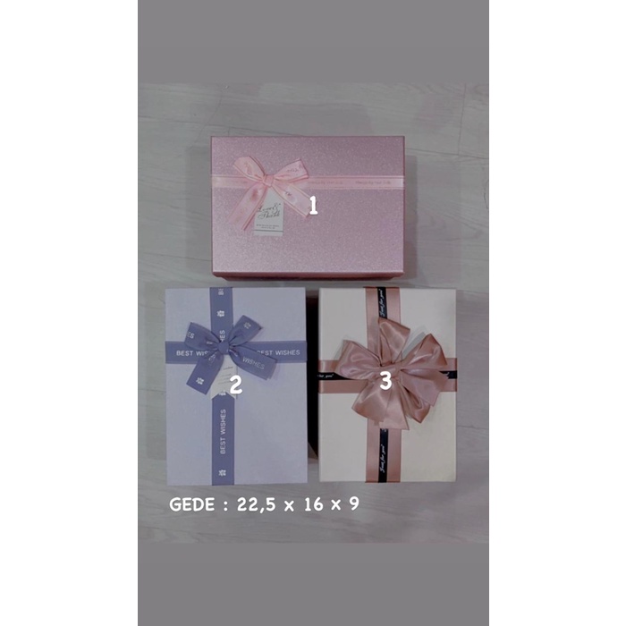 

Kotak kado besar 22x16x9 Tempat Kotak Kado Kotak Hadiah